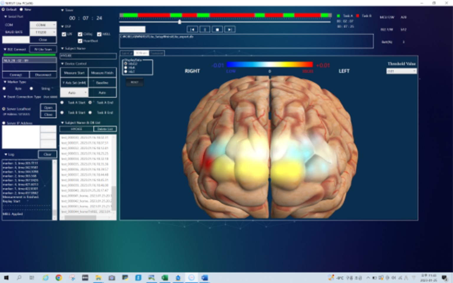 fNIRS brain interface